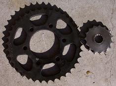 The old sprockets. More pointy teeth than a vampire convention!